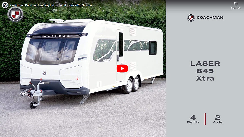 Coachman Laser 845 Xtra Video Link